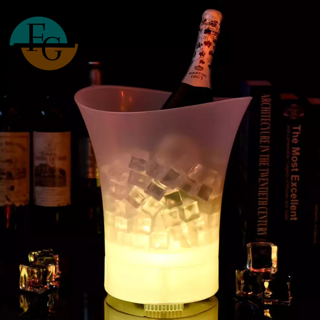 ICE & VIBES® Cubeta Hielera Con Luz Led Y Parlante 🎶🎵