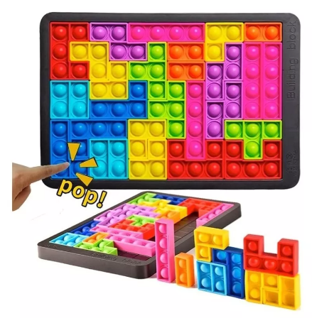 JUEGO PUZZLE POP IT®  _  ROMPECABEZAS 27 PZS