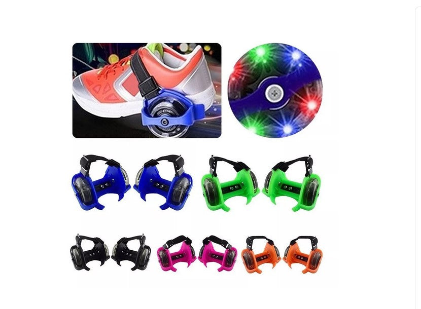 ROLLERS LIGHT®     PATINES AJUSTABLES CON LUCES LED PARA ZAPATILLAS