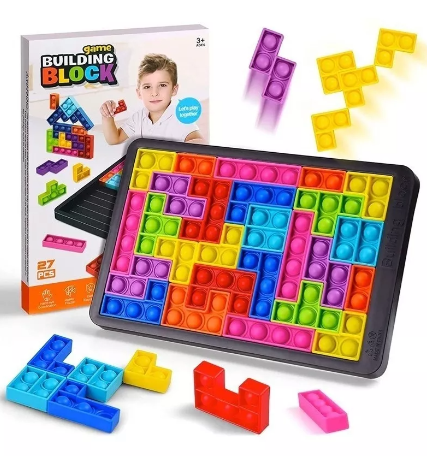 JUEGO PUZZLE POP IT®  _  ROMPECABEZAS 27 PZS