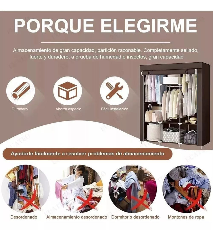 Closet Armable - 🏡✨ ¡La solución perfecta para el orden en tu hogar! ✨🏡